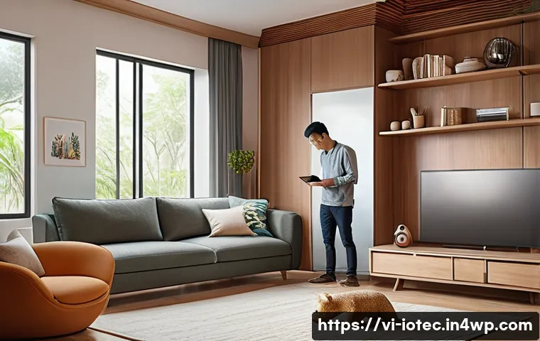 IoT 보안 프레임워크의 표준화 노력 - **Prompt 1: IoT Vulnerabilities in a Smart Vietnamese Home**
A cozy, modern Vietnamese living ro...